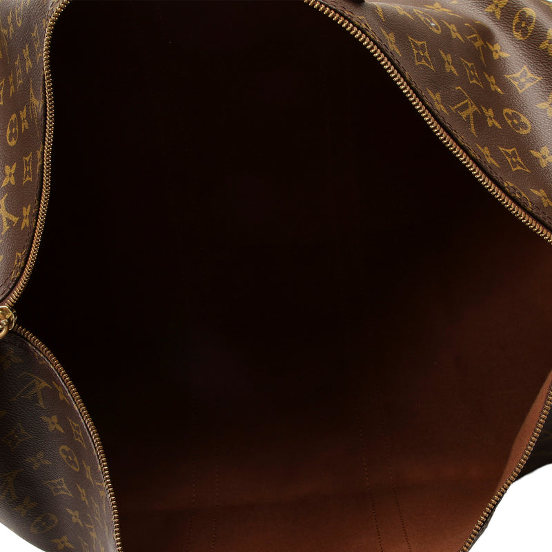 Louis Vuitton Keepall Bandouliere Monogram 55 Brown - US