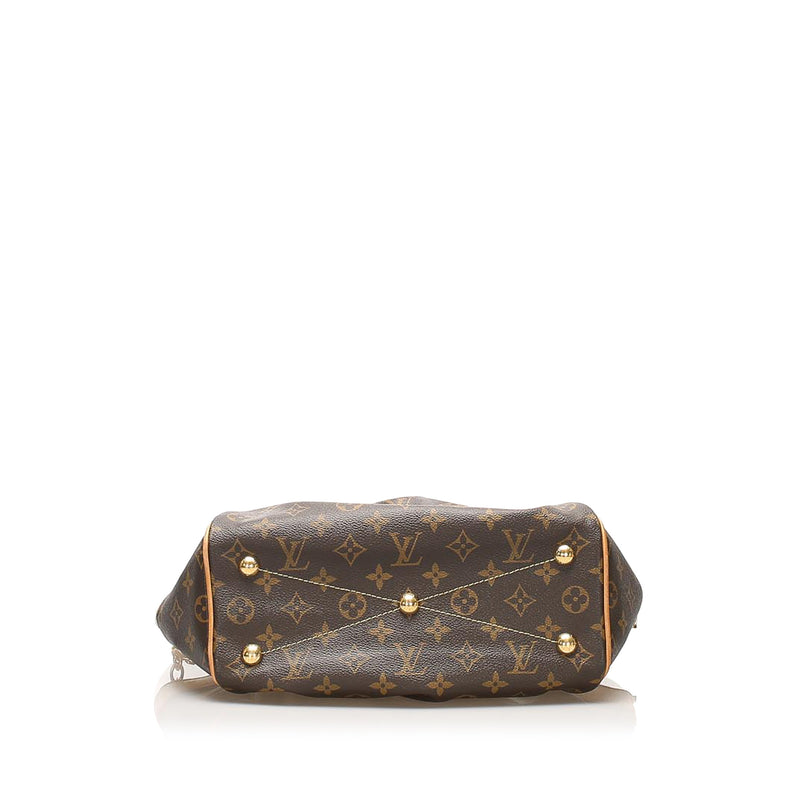 Louis Vuitton Tivoli PM Shoulder Bag Brown Monogram Canvas