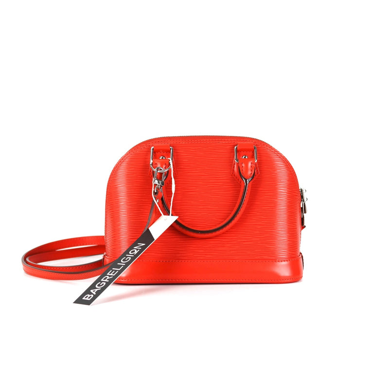Louis Vuitton Red Python Alma Bb Bag