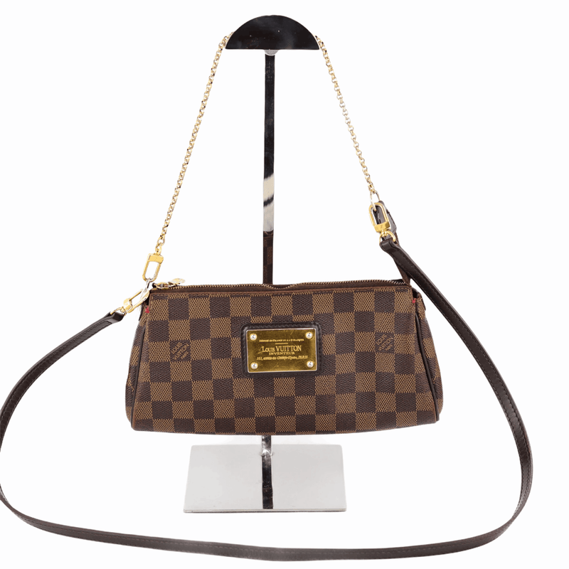 Eva Bag in Damier Ebene with strap