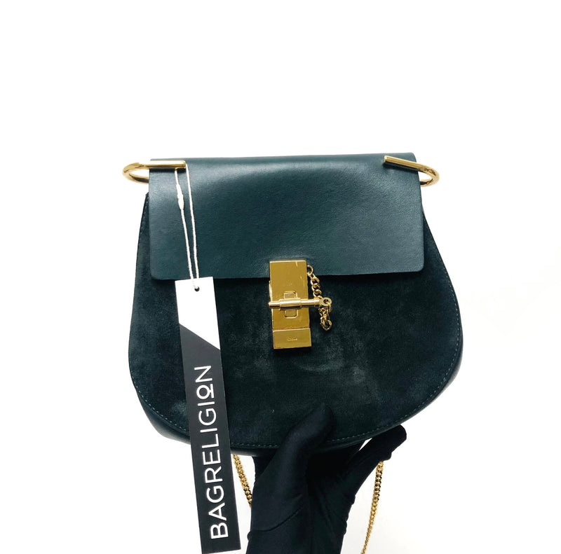 Small Drew Shoulder Bag Green