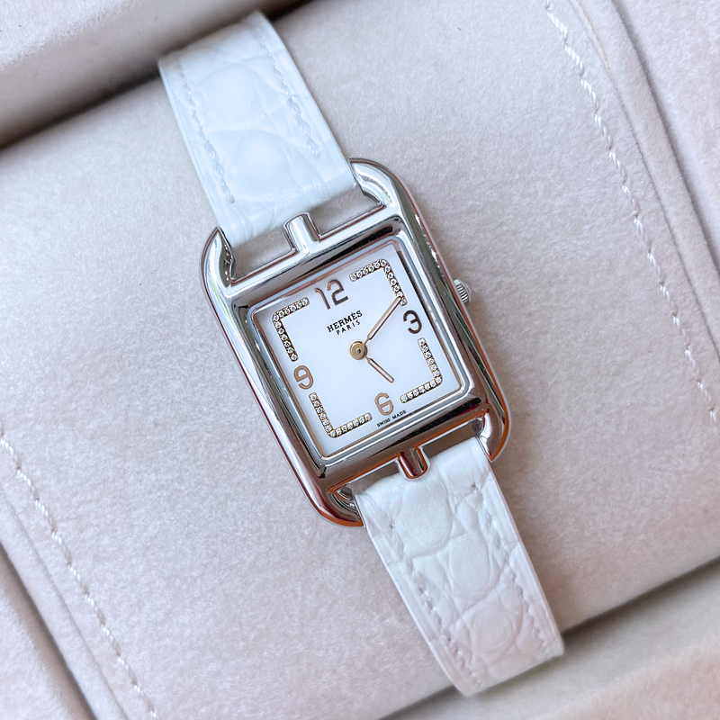 Hermes Diamond Watch | Hermes H Watch Diamond | Bag Religion