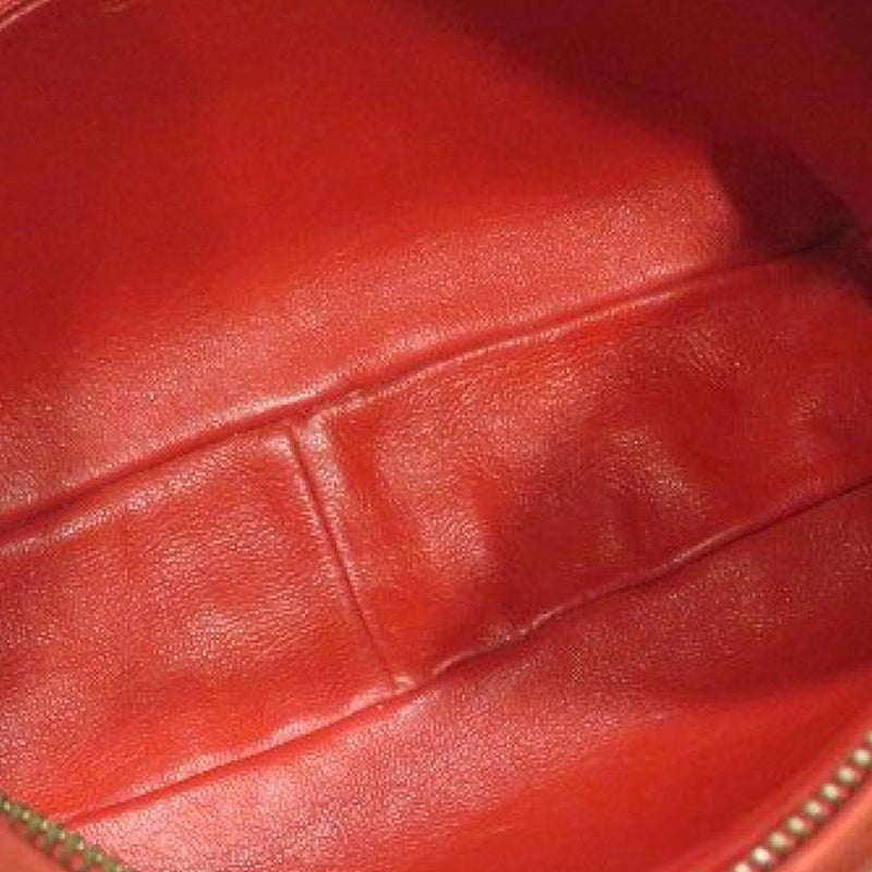 Chanel CC Lambskin Leather Crossbody Red