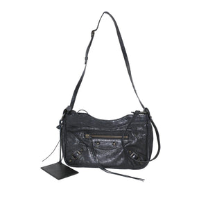 Motocross Classic Hip Leather Crossbody Bag Black - Bag Religion