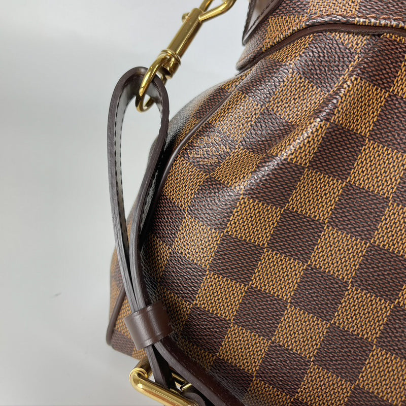 LOUIS VUITTON Trevi PM Damier Ebene Brown Shoulder Bag-US