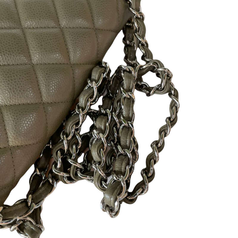 olive green chanel bag