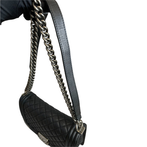 Limited Edition Paris Dallas Boy Medium Calfskin Black RHW