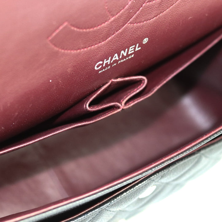 Jumbo Classic Flap Black Caviar Leather with SHW