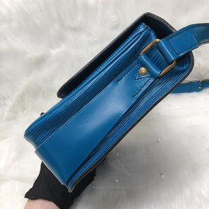 Toledo Blue Epi Cartouchière MM Crossbody