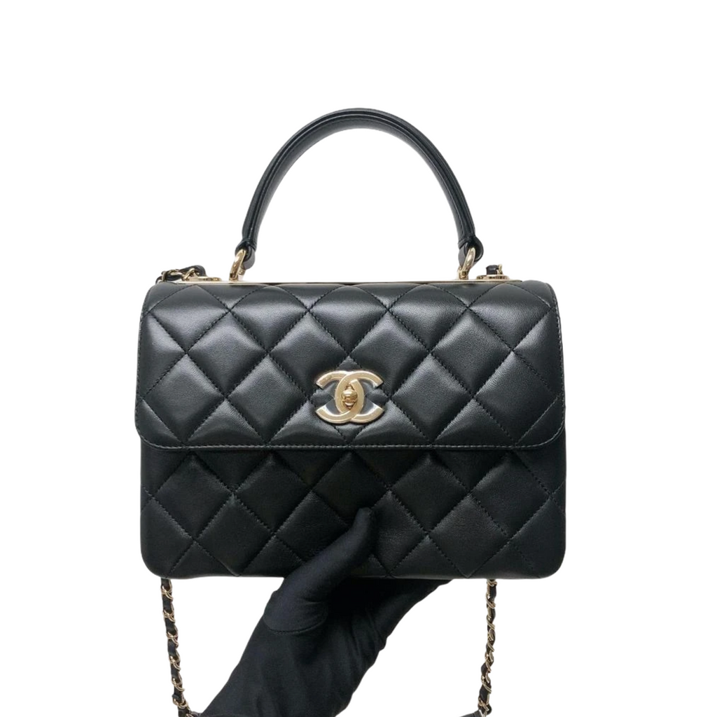 Small Trendy CC in Lambskin Leather with GHW