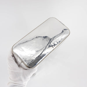 Silver Monogram Miroir Lockit Handbag