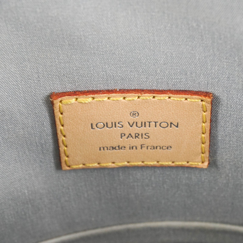 Louis Vuitton Monogram Miroir Lockit Handbag in Silver with Silver