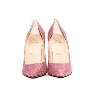 Decoltish Glitter Pink Pump 100mm