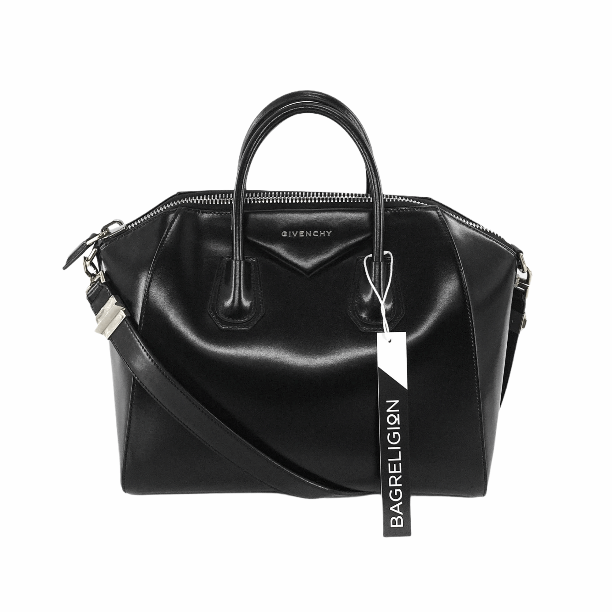 Givenchy Antigona Medium Tote in Black with Gold Hardware Bag Religion