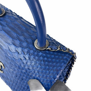 Python Coco Handle Flap Blue with RHW