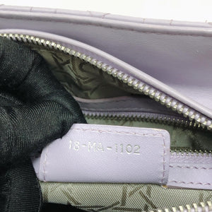 Lambskin Lady Dior Medium Bag in Lilac