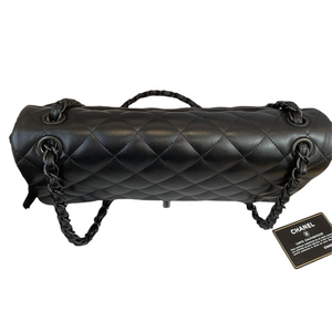 Jumbo Double Flap Lambskin So Black