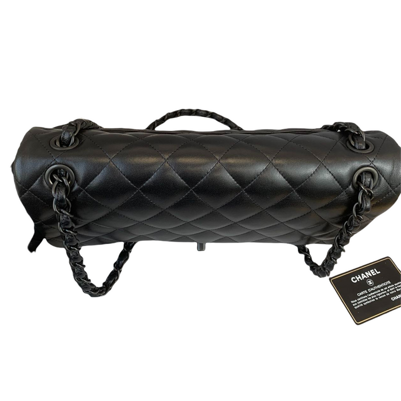 Jumbo Double Flap Lambskin So Black