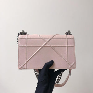 Small Diorama Pink Crackled Patent