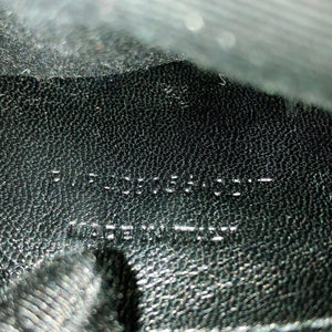 Medium College Leather Bag Black