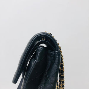 Classic Flap Black Medium Lambskin GHW