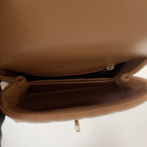 Mini Coco Handle Flap Caramel LGHW