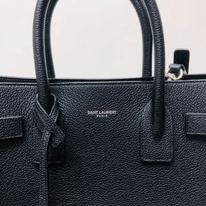 Baby Sac De Jour in Black Grained Leather