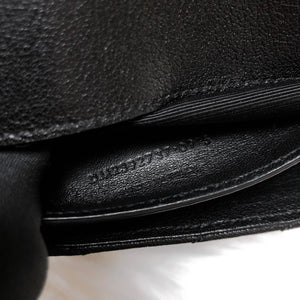 Black Medium College Leather Bag