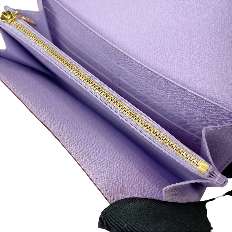 Louis Vuitton Limited Edition Monogram Totem Sarah Wallet Brown Pink Blue  Purple Leather ref.544949 - Joli Closet