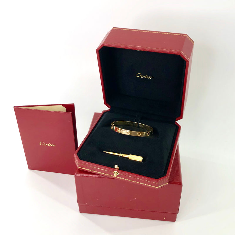Love Bracelet 18K Yellow Gold Size 16