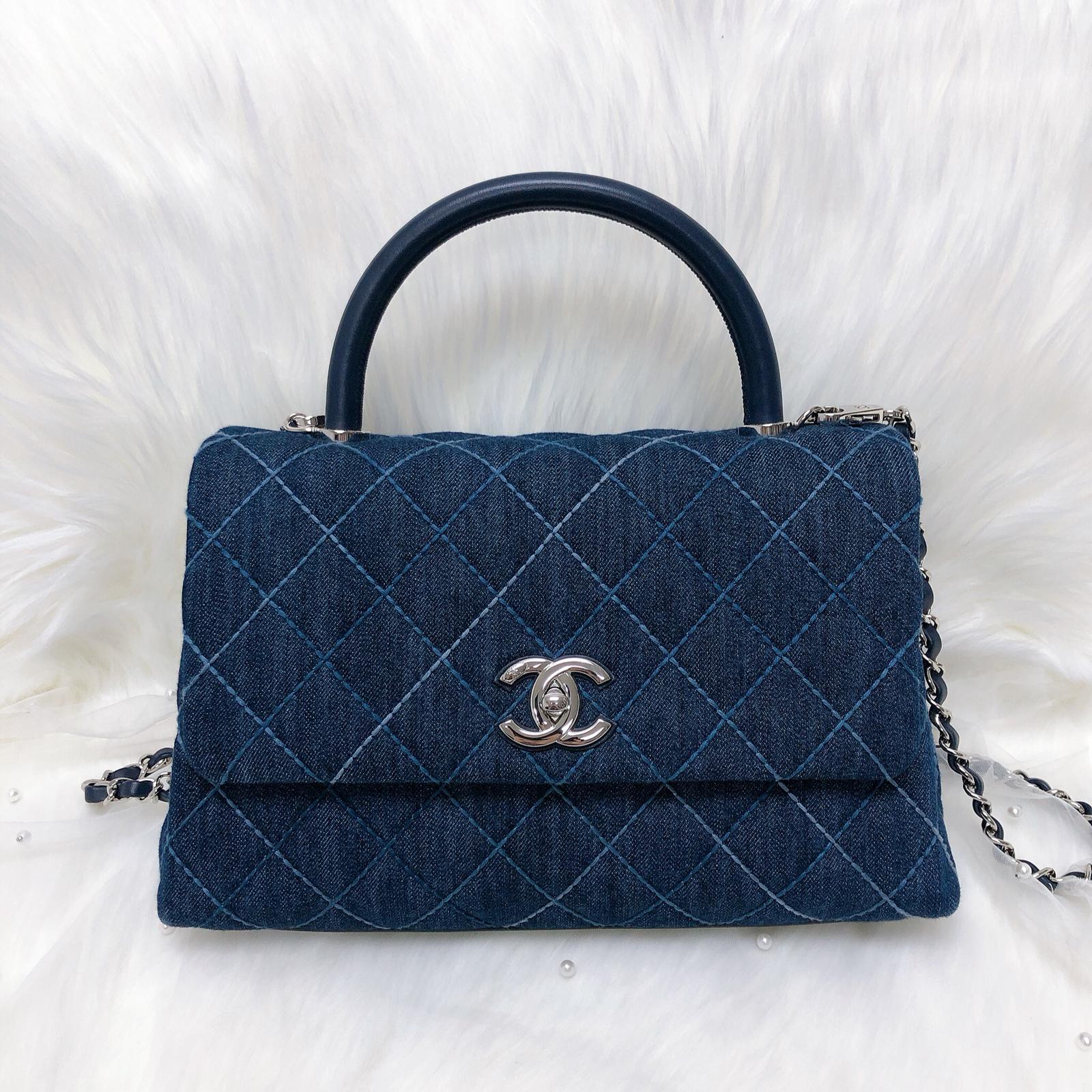 Denim Coco Chanel Bags Canada Chanel Blue Denim XL Coco Cabas Tote
