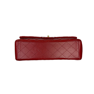 Double Flap Maxi Lambskin Red GHW