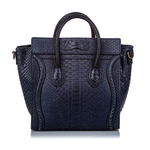 Python Nano Luggage Satchel in Blue