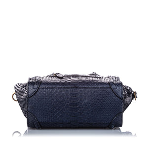 Python Nano Luggage Satchel in Blue