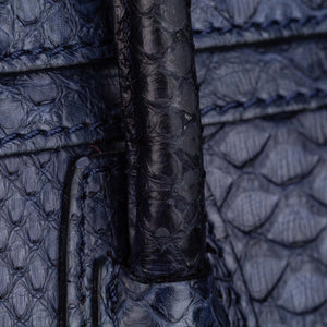 Python Nano Luggage Satchel in Blue