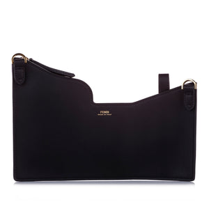 Mini Zucca 3 Pockets Crossbody Bag Black