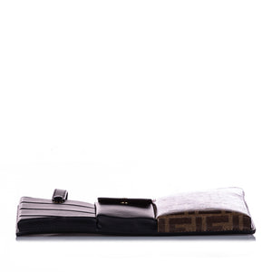 Mini Zucca 3 Pockets Crossbody Bag Black