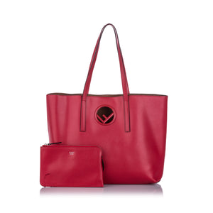 Logo Shopper Tote Bag Red - Bag Religion