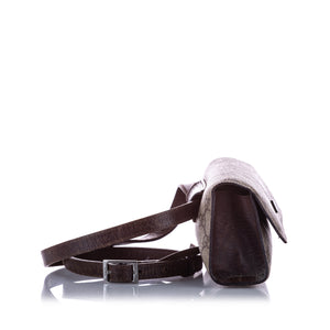 GG Supreme Belt Bag Brown SHW