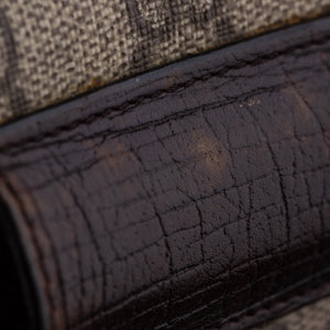 GG Supreme Belt Bag Brown SHW