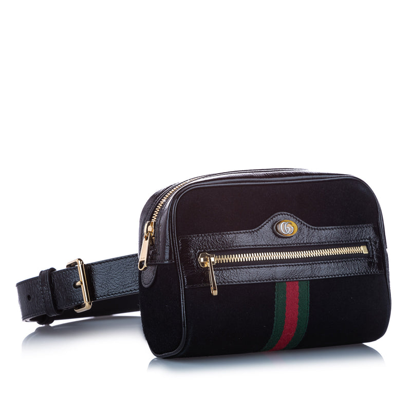 Gucci ophidia suede online belt bag