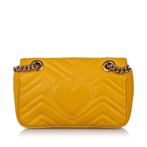 Mini GG Marmont QuiltedLeather Crossbody Bag