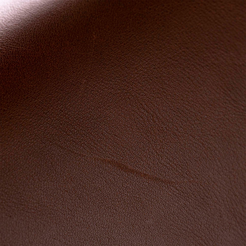 Medium Padlock Leather Satchel Brown