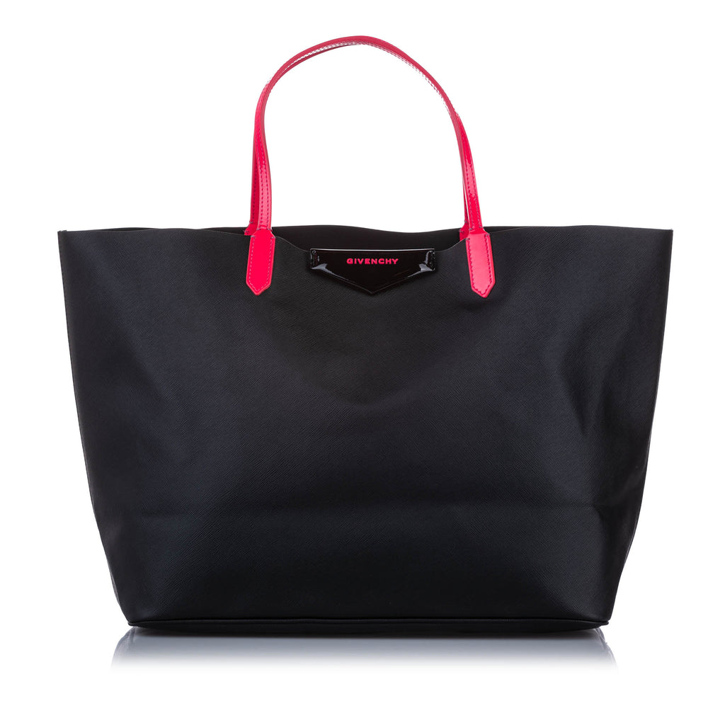 Large Leather Antigona Tote Bag