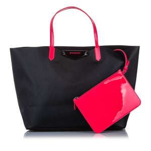 Large Leather Antigona Tote Bag