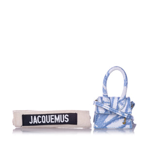 Printed Le Chiquito Leather Crossbody Blue