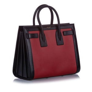 Sac de Jour Leather Satchel Red