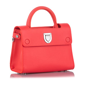 Diorever Leather Satchel Orange - Bag Religion