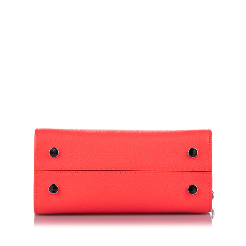 Diorever Leather Satchel Orange - Bag Religion