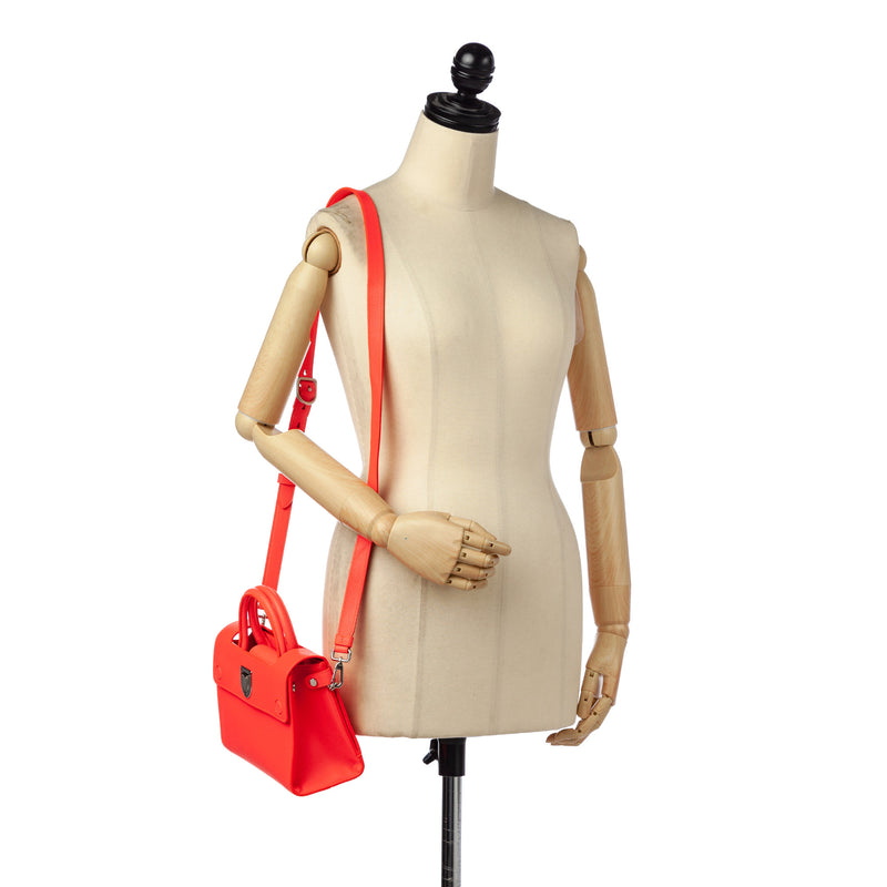 Diorever Leather Satchel Orange - Bag Religion